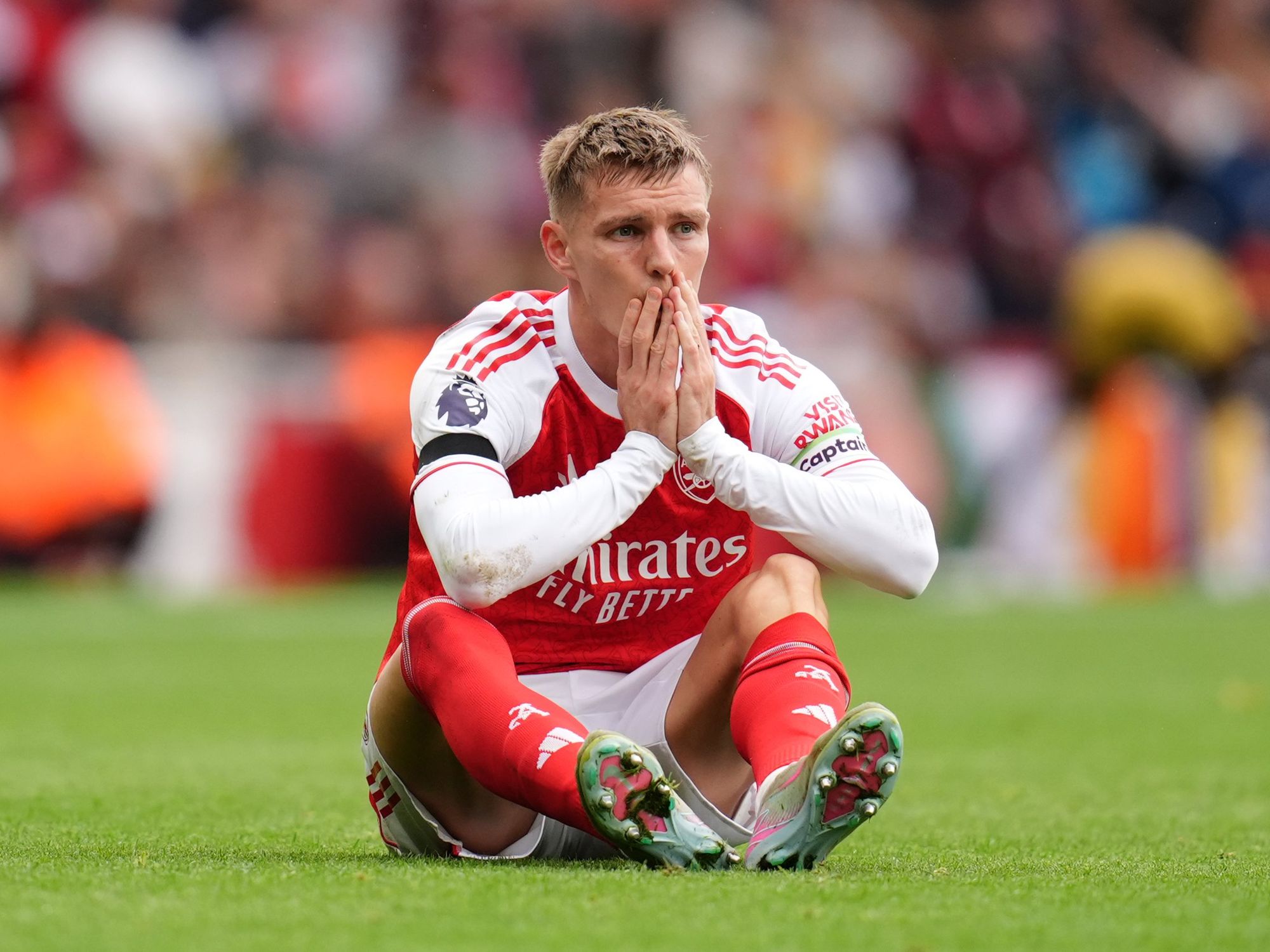 Arsenal boss Mikel Arteta suffers major injury blow with Martin Odegaard set to miss six weeks of action