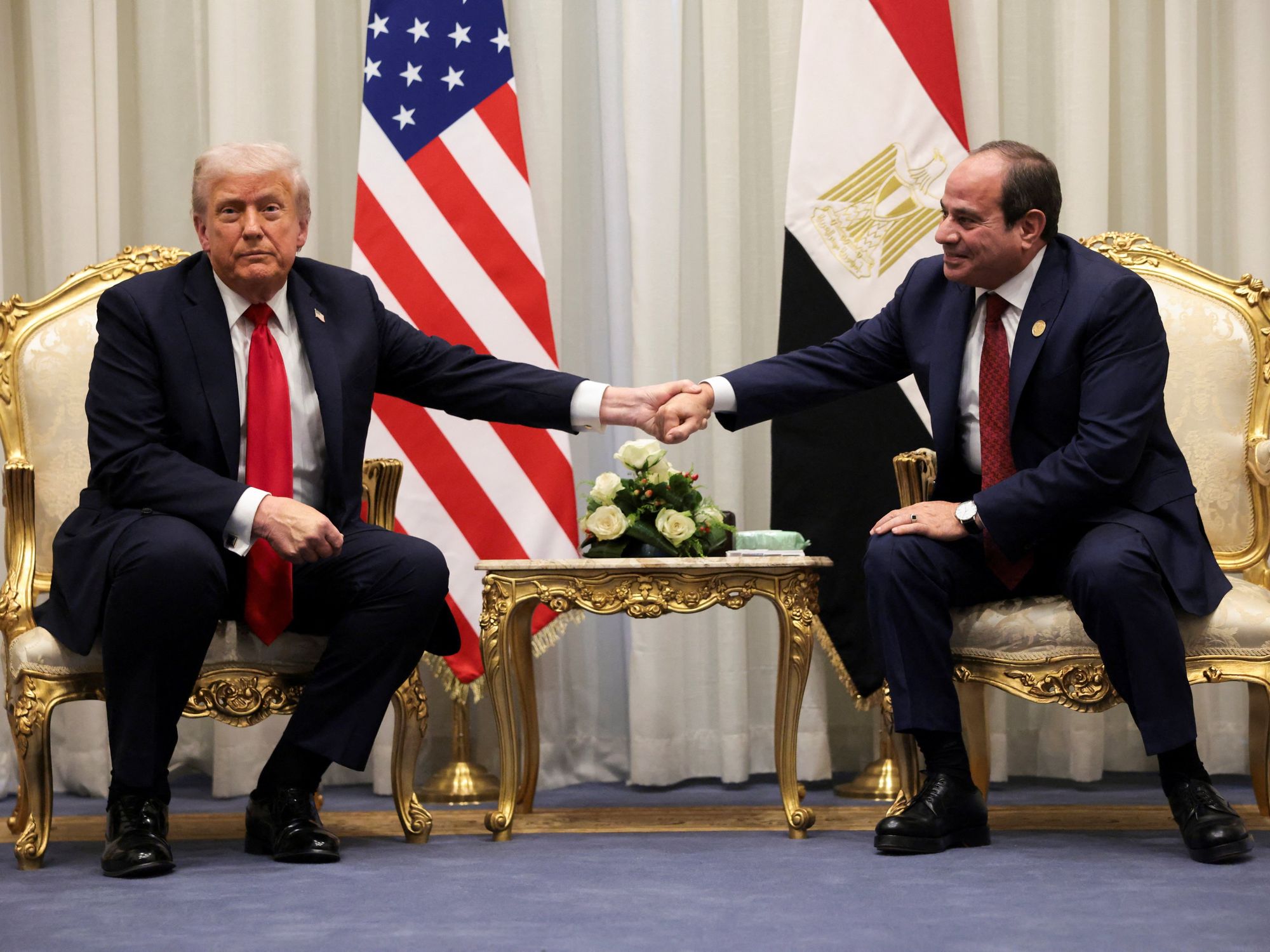 Donald Trump addresses world leaders in Egypt ahead of signing historic Israel-Gaza peace deal - ...