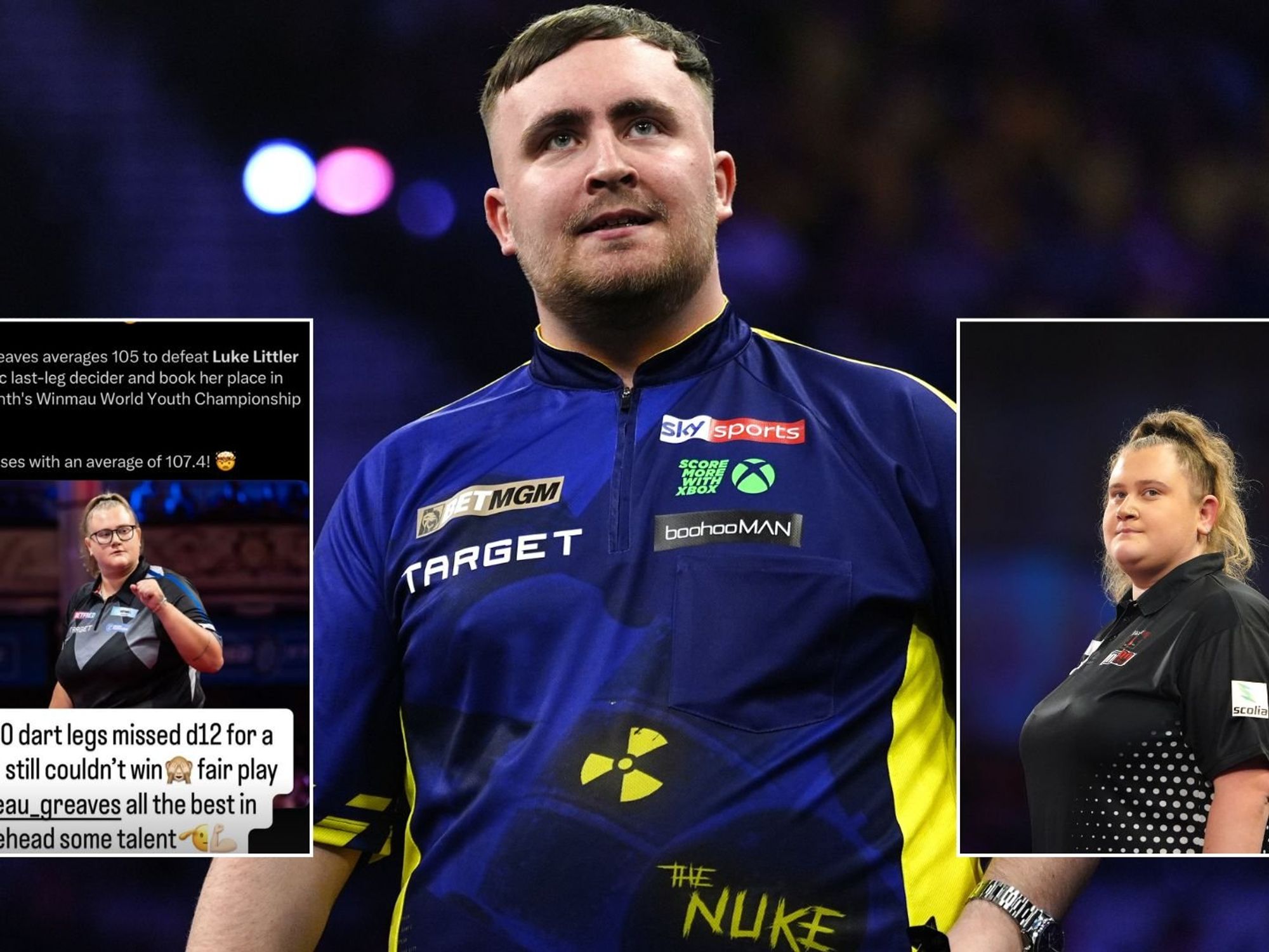 Luke Littler LOSES in World Youth Championship following Grand Prix triumph as star takes to social media