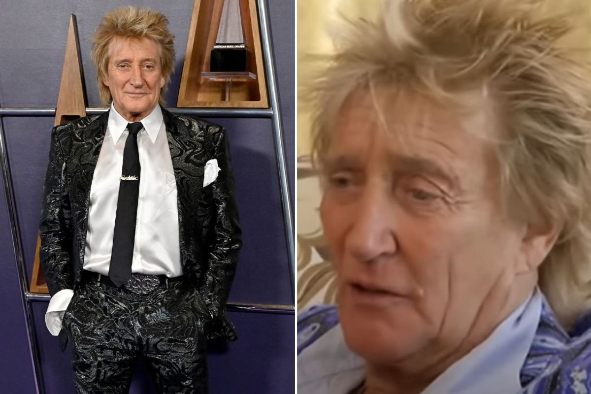 Rod Stewart's wife Penny Lancaster shares his take on mortality amid 80-year-old's health woes: 'Go in a flame of laughter'
