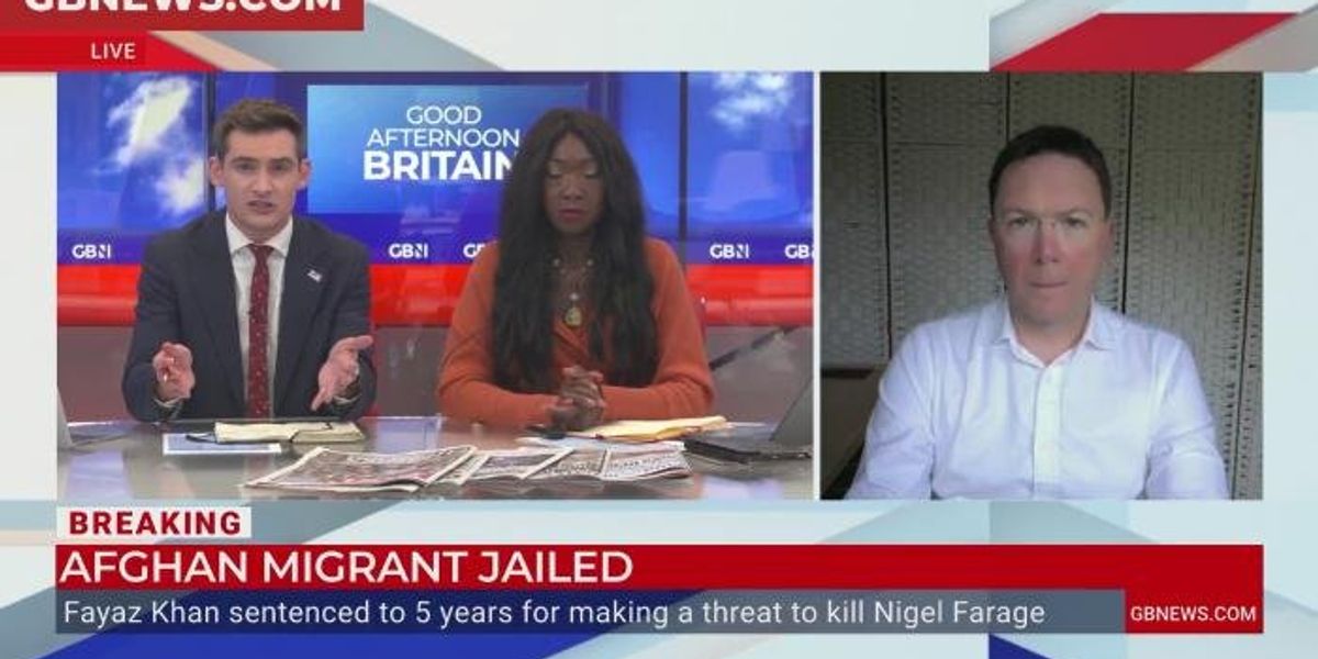 NextImg:WATCH: Barrister outlines possibility of small boat migrant who threatened Nigel Farage being deported
