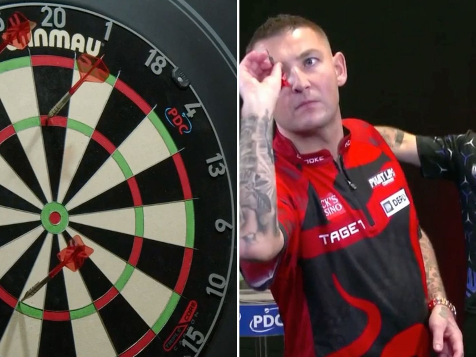 Nathan Aspinall hits TWO nine-darters in astonishing display after star announces shock split