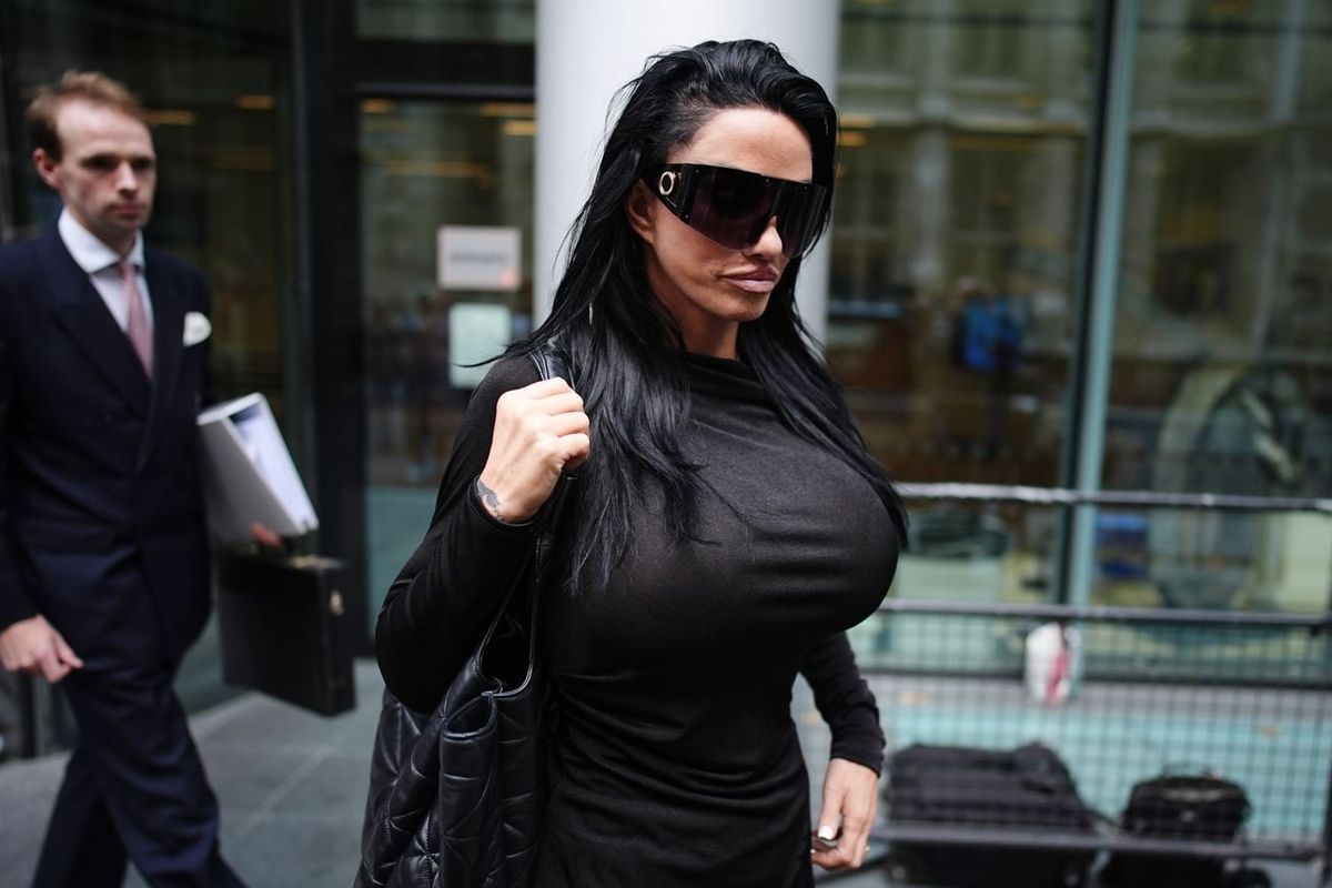 Katie Price names British celebrity she claims raped her during live show as attendees left in shock