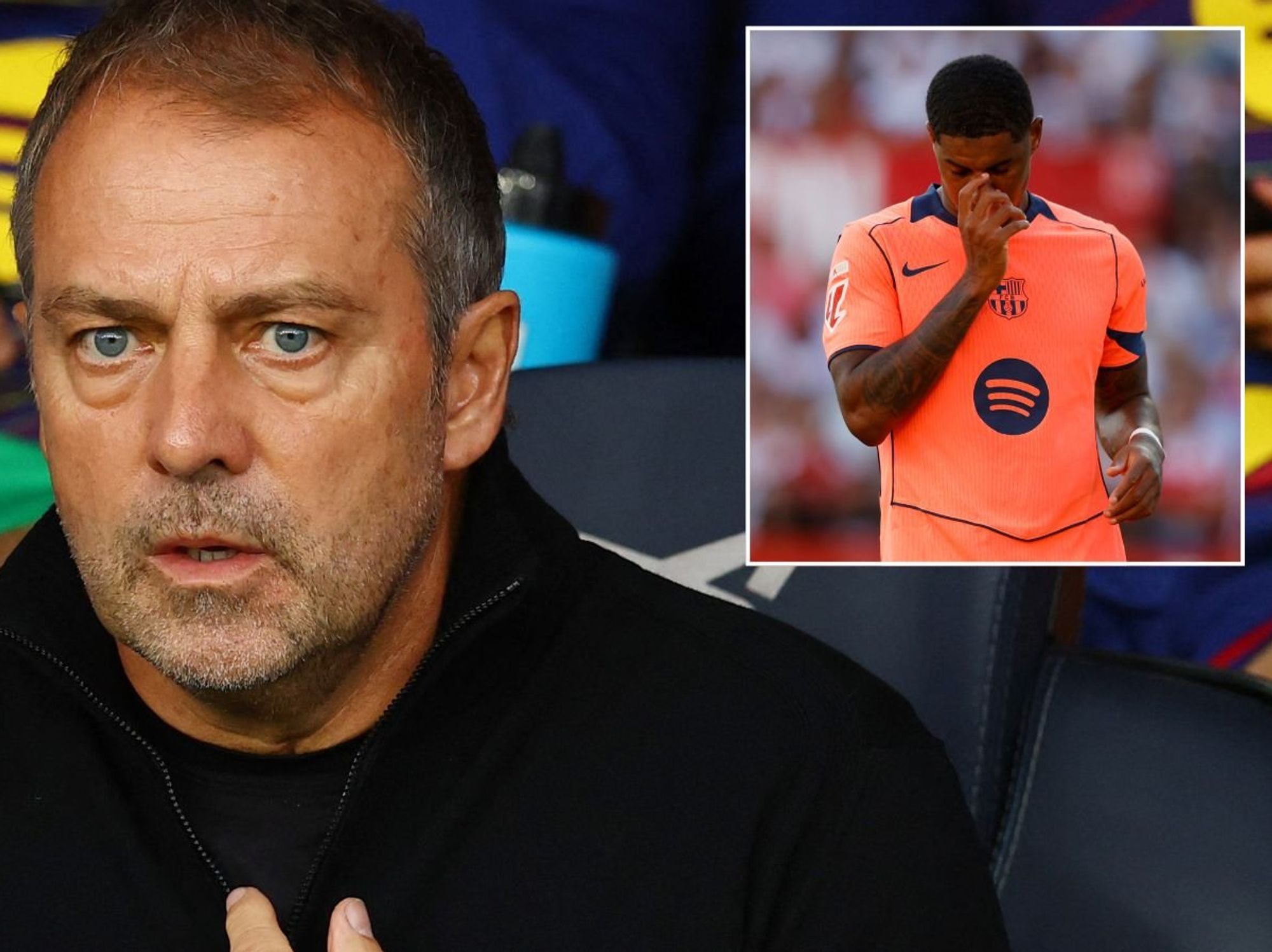 Barcelona boss comes out swinging after rumours over Marcus Rashford and Lamine Yamal exploded