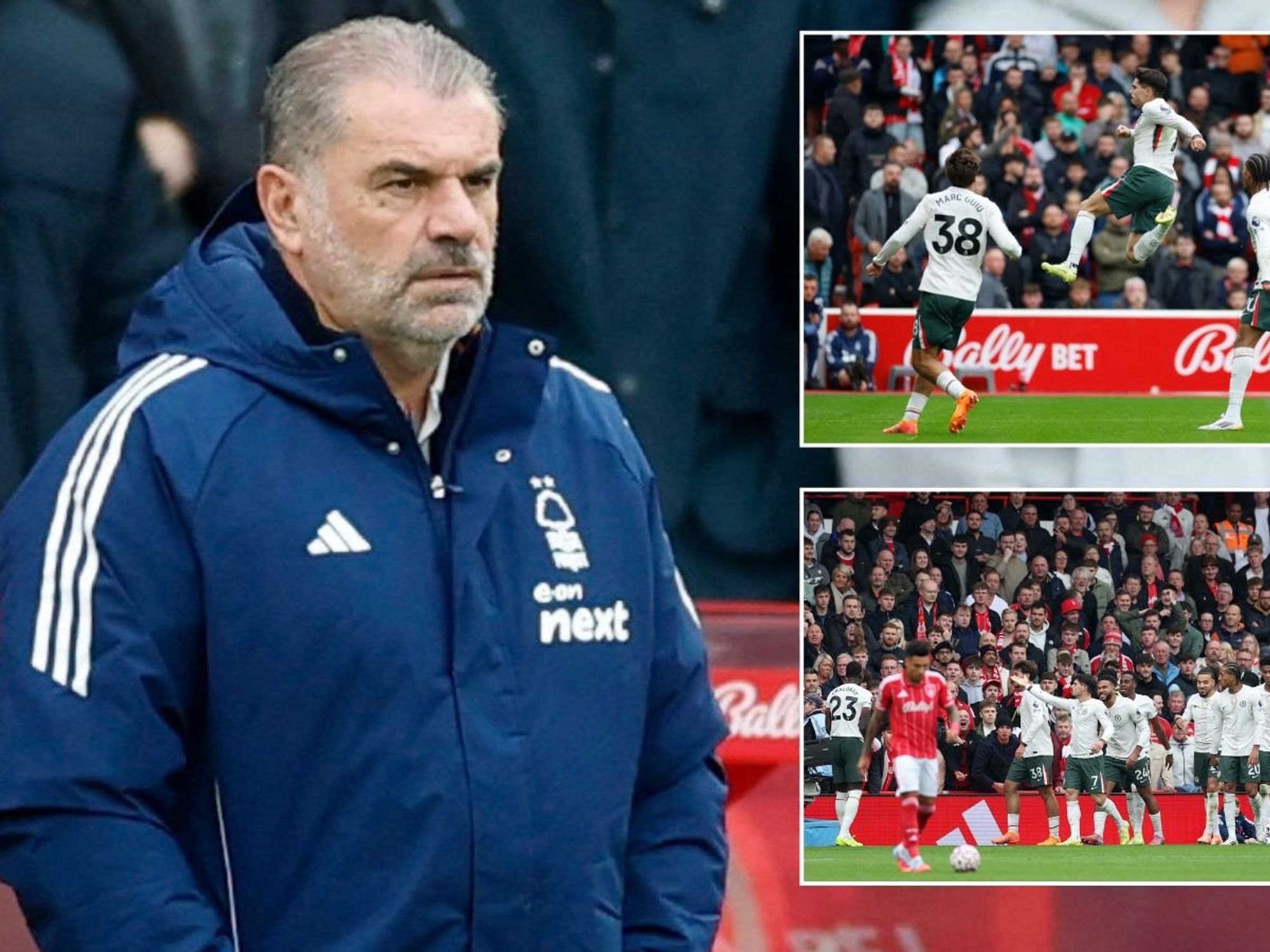 Ange Postecoglou sacking demanded by furious Nottingham Forest fans as Chelsea defeat adds to woes