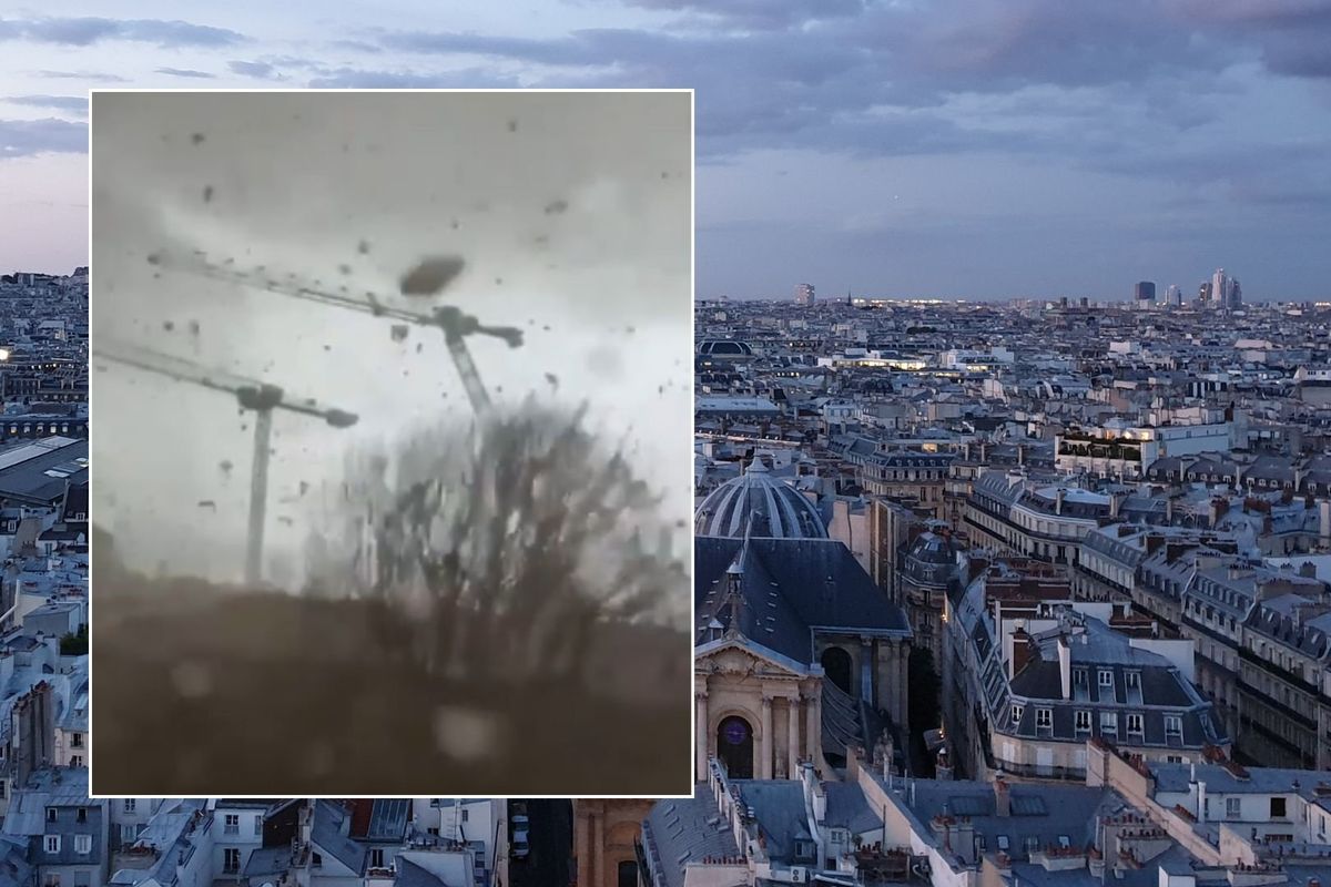 One killed and multiple injuries as huge tornado rips through Paris