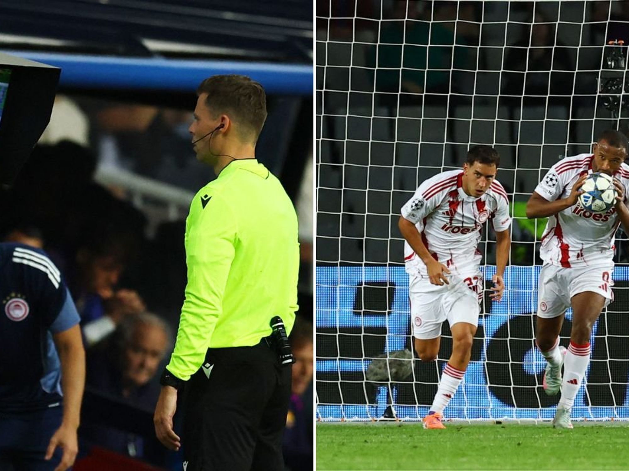 Why Olympiacos had penalty given after scoring goal against Barcelona in bizarre Champions League moment