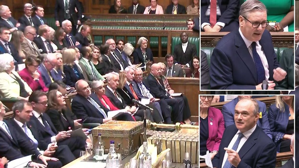 Nigel Farage stages shock PMQs protest in furious response to Keir Starmer's anti-Reform attacks