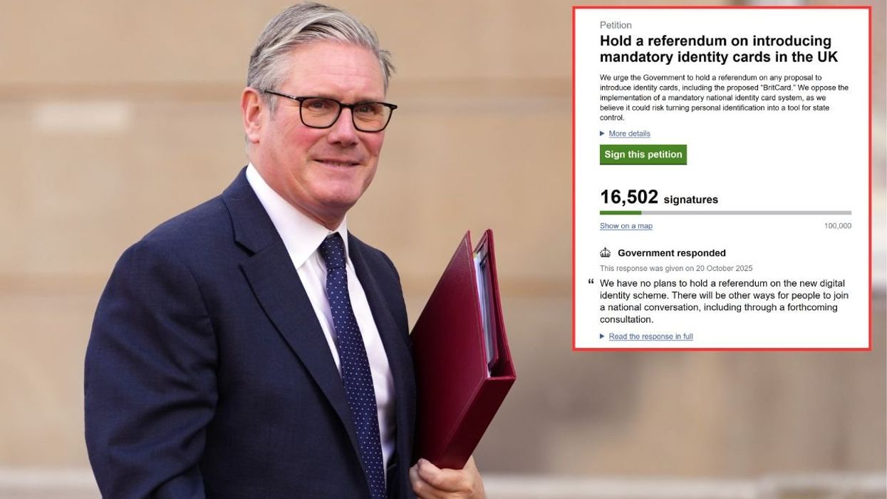 Britons sign petition demanding Digital ID referendum as fury grows at Keir Starmer’s push for ‘s...
