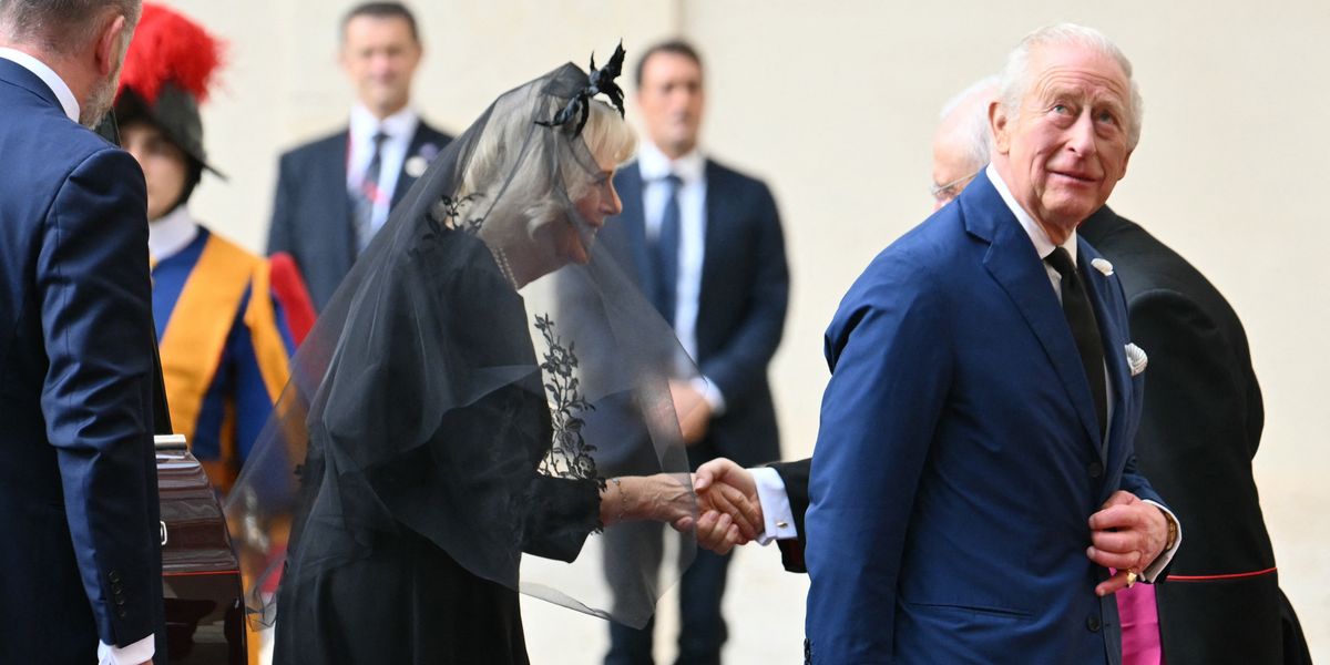 King Charles and Queen Camilla arrive at the Vatican ahead of historic meeting with Pope Leo