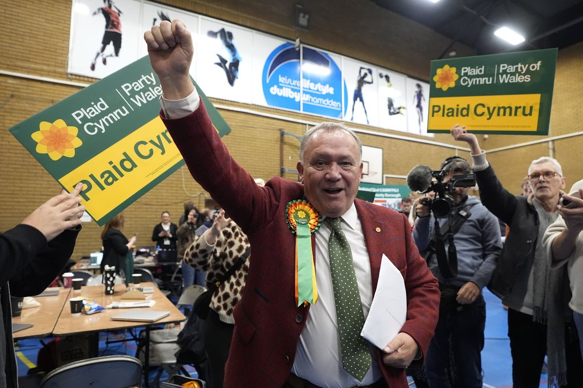 Watch moment Labour crumbles in Caerphilly as Plaid's Lindsay Whittle hails victory - 'This means EVERYTHING!'