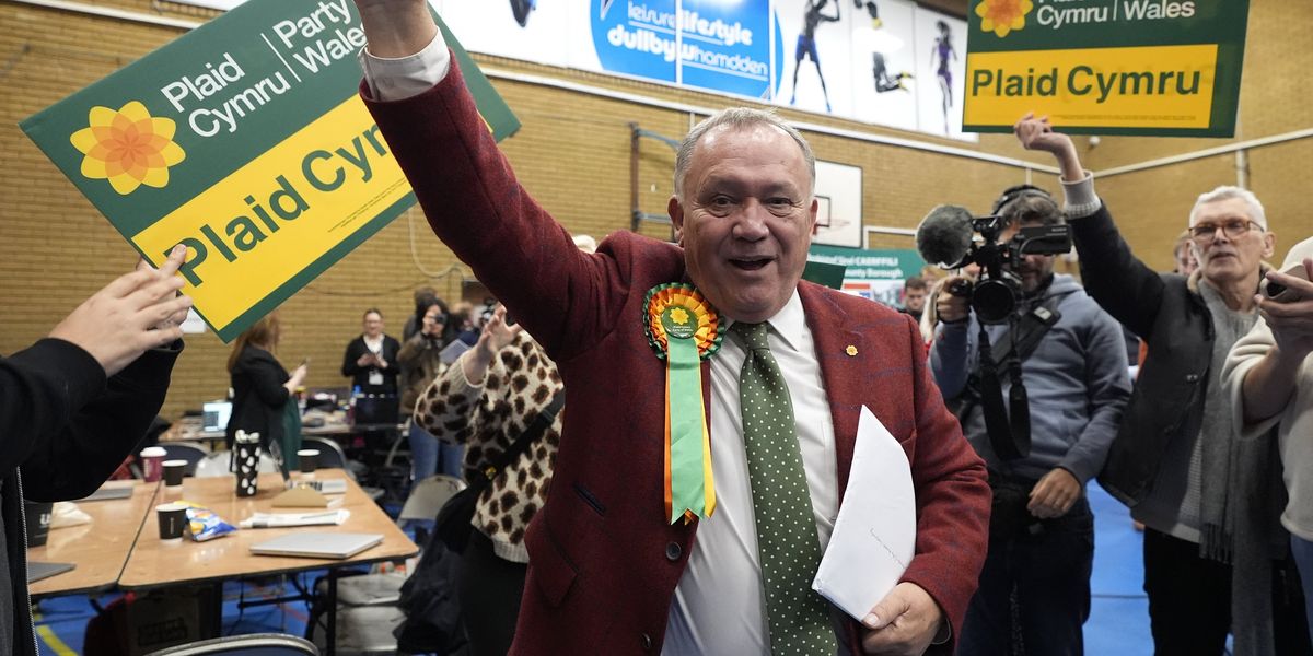 Caerphilly by-election: Watch moment Labour crumbles in Caerphilly as Plaid’s Lindsay Whittle hails victory Caerphilly by-election: Watch moment Labour crumbles in Caerphilly as Plaid’s Lindsay Whittle hails victory