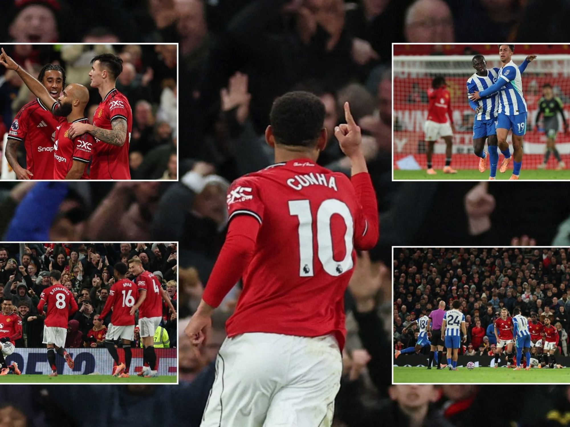 Three things we learnt as Manchester United beat Brighton in six-goal thriller