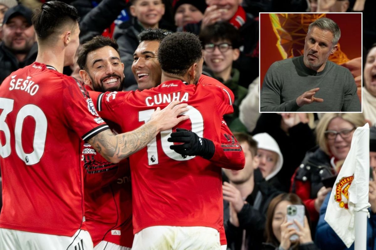 Man United star has made a mockery of Jamie Carragher after impressing in Brighton win