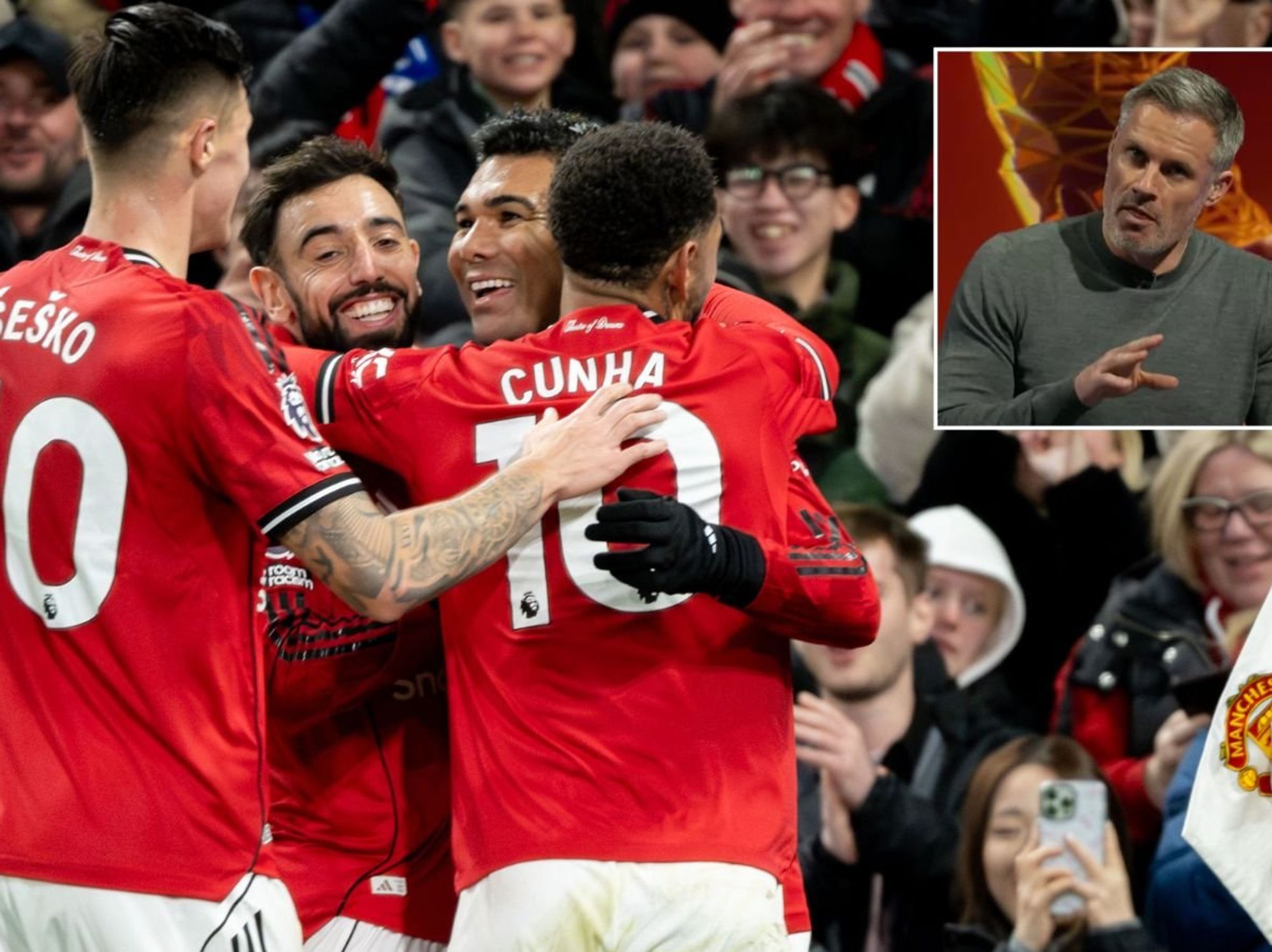 Man United star has made a mockery of Jamie Carragher after impressing in Brighton win