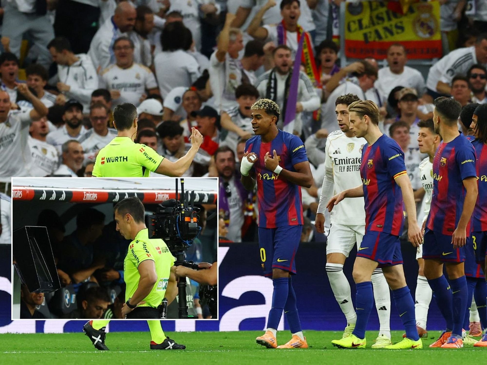 El Clasico erupts in early controversy as Vinicius Jr and Lamine Yamal clash in penalty incident