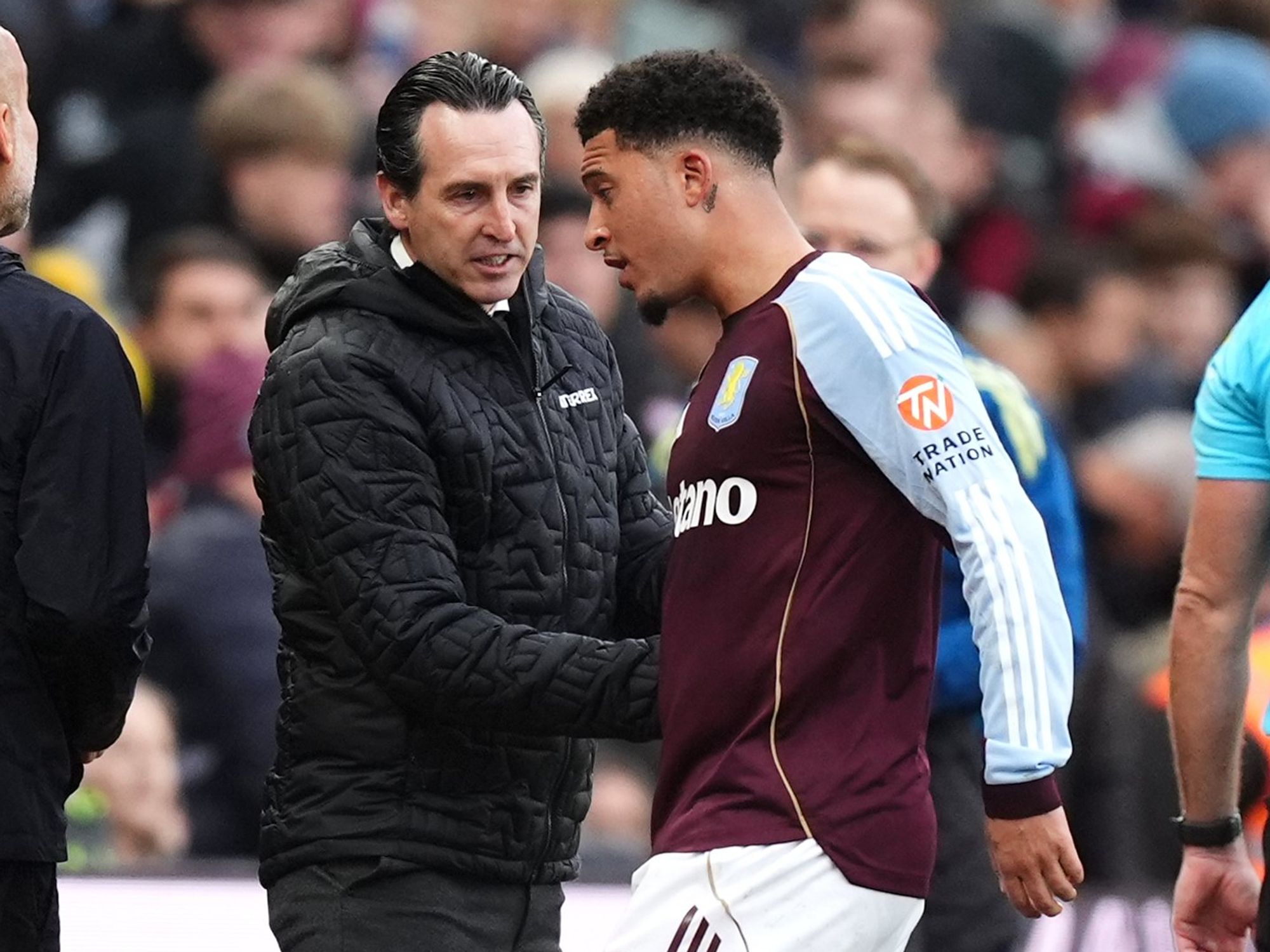Jadon Sancho suffers ultimate humiliation against former club for Aston Villa and blanks coach Unai Emery