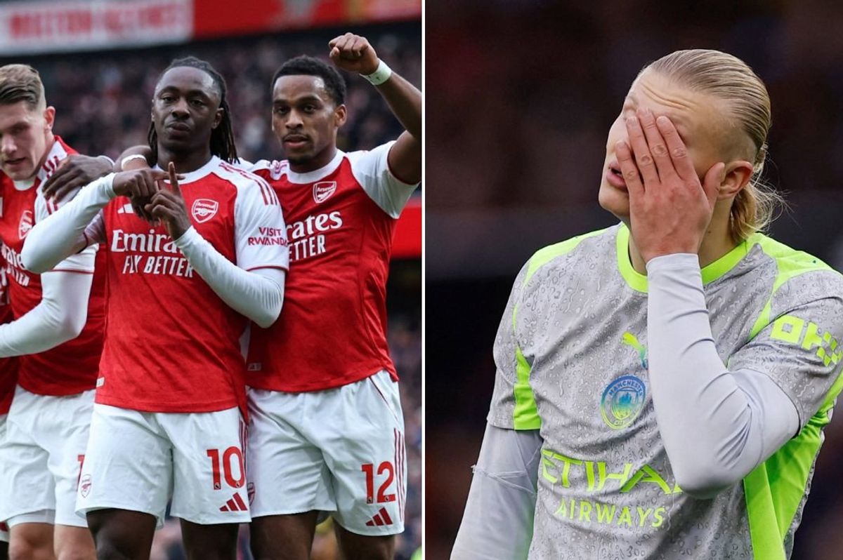 Arsenal land vital victory as Man City stumble in momentous day in Premier League title race