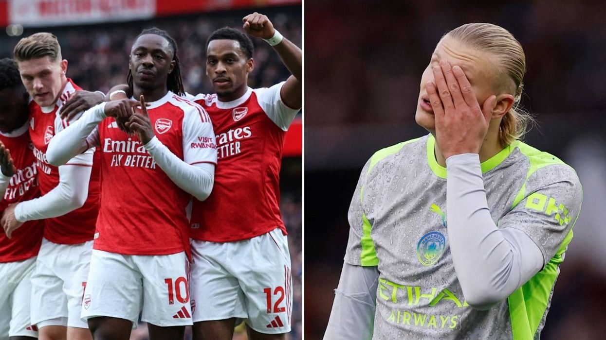 Arsenal land vital victory as Man City stumble in momentous day in Premier League title race
