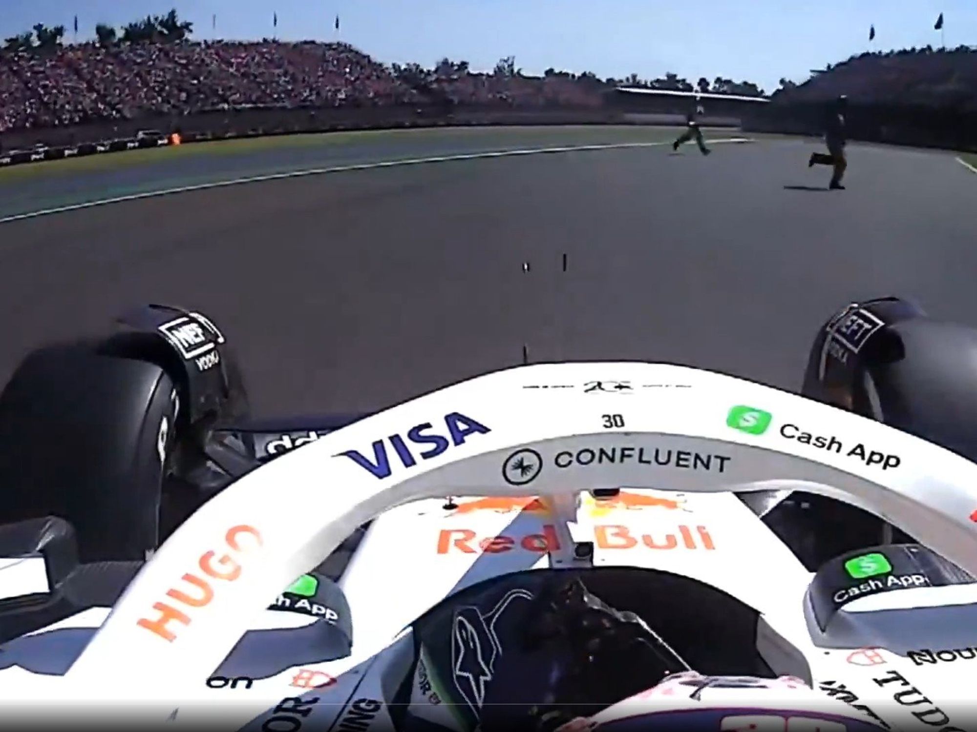 Formula One star nearly kills two race marshals in terrifying moment from Mexican Grand Prix