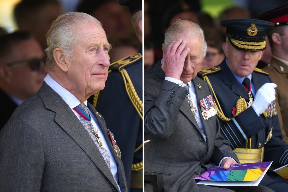 King Charles visibly emotional during LGBT+ armed forces dedication ceremony