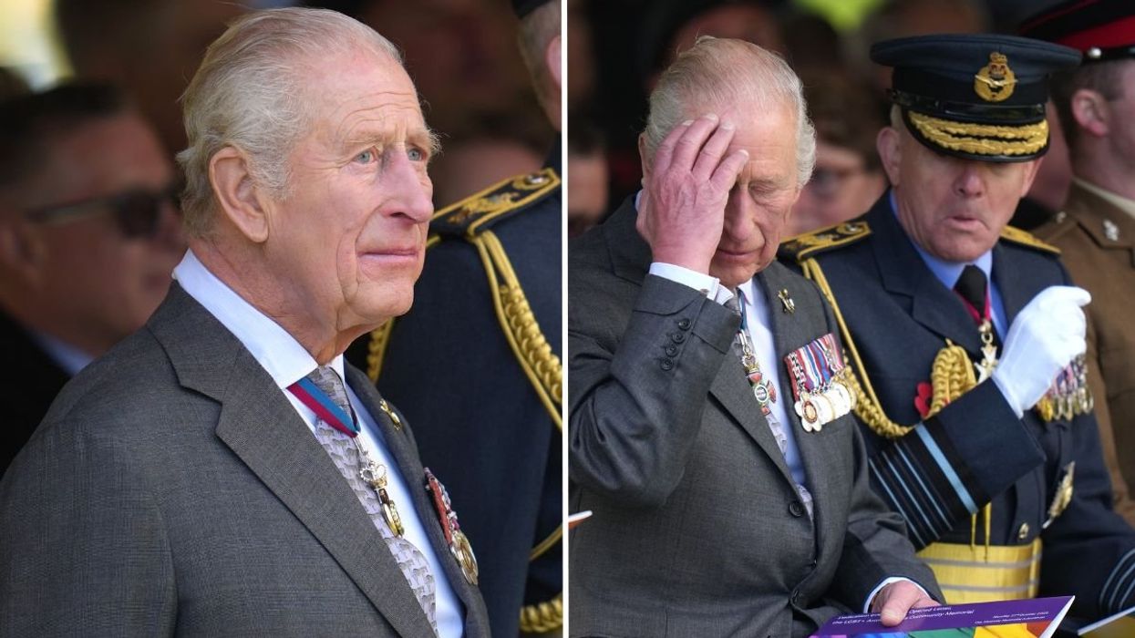 King Charles visibly emotional during LGBT+ armed forces dedication ceremony