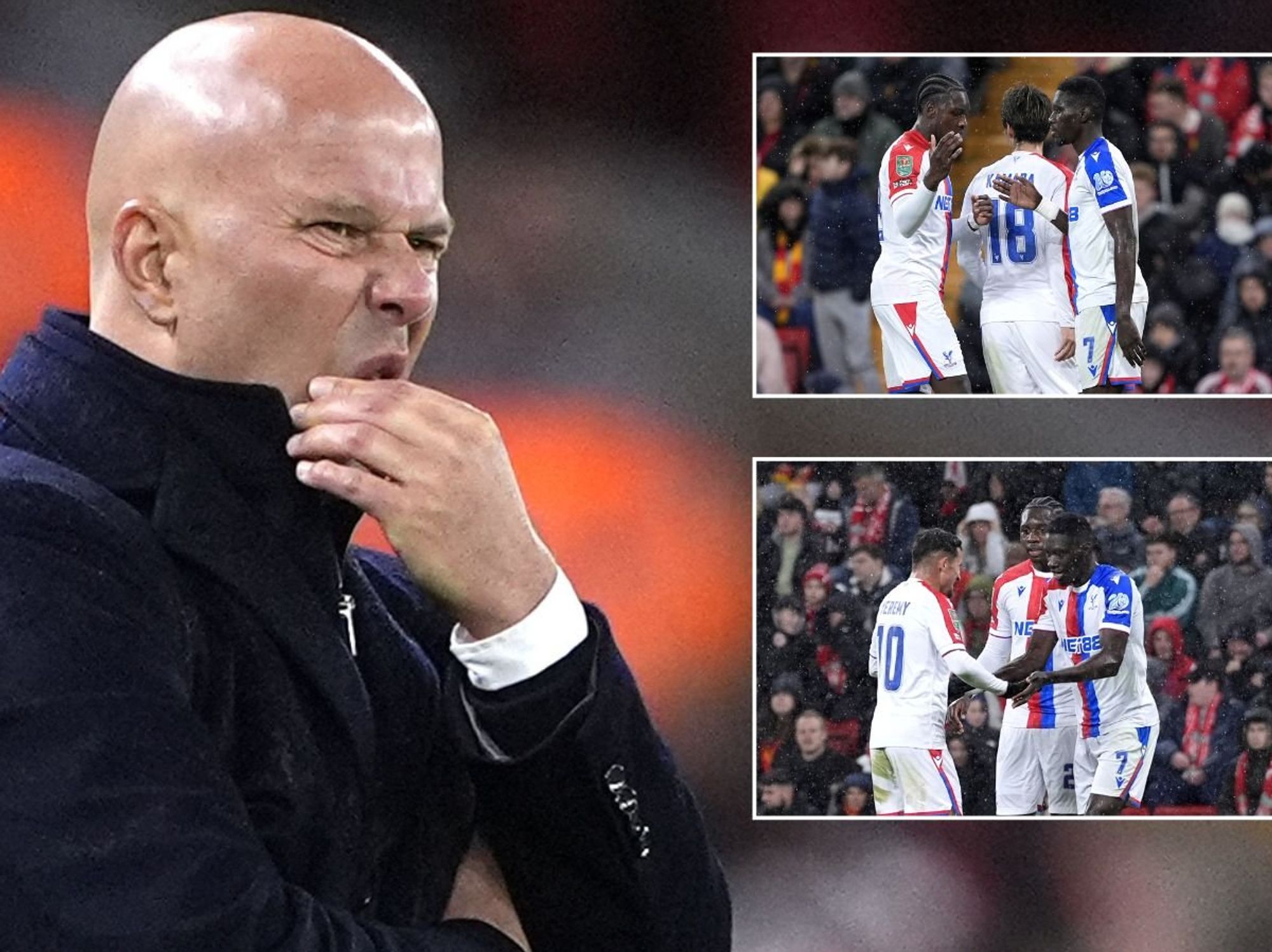 Arne Slot comes out fighting after Liverpool suffer nightmare Carabao Cup exit to Crystal Palace
