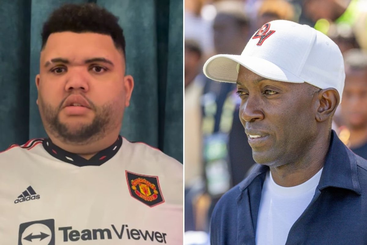 Katie Price sends bizarre message to ex Dwight Yorke as son Harvey reaches out to dad in social media clip