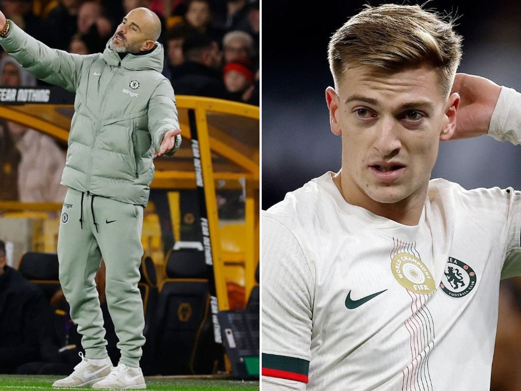 Enzo Maresca tells 'stupid' Chelsea star to 'grow up' after Wolves red card in furious outburst