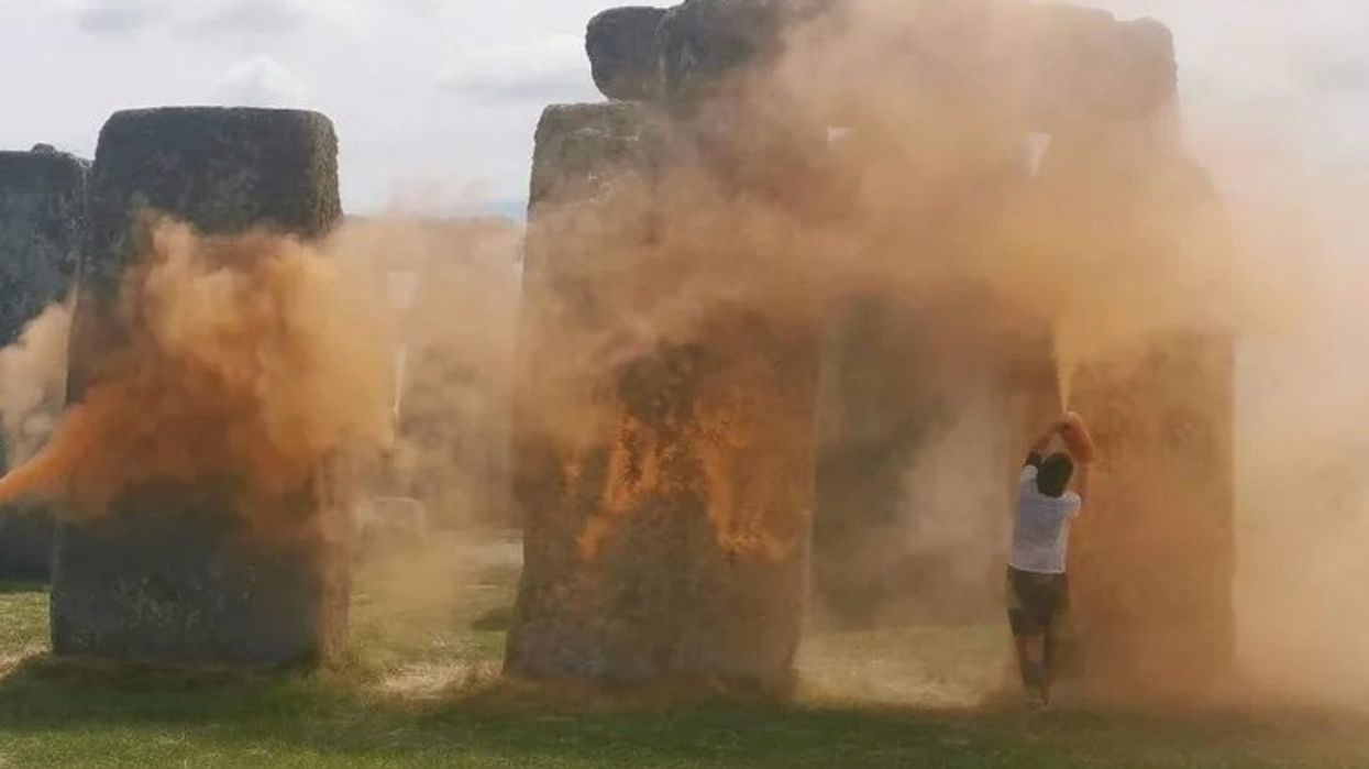 Just Stop Oil activists who defaced Stonehenge cleared of wrongdoing after using human rights defence