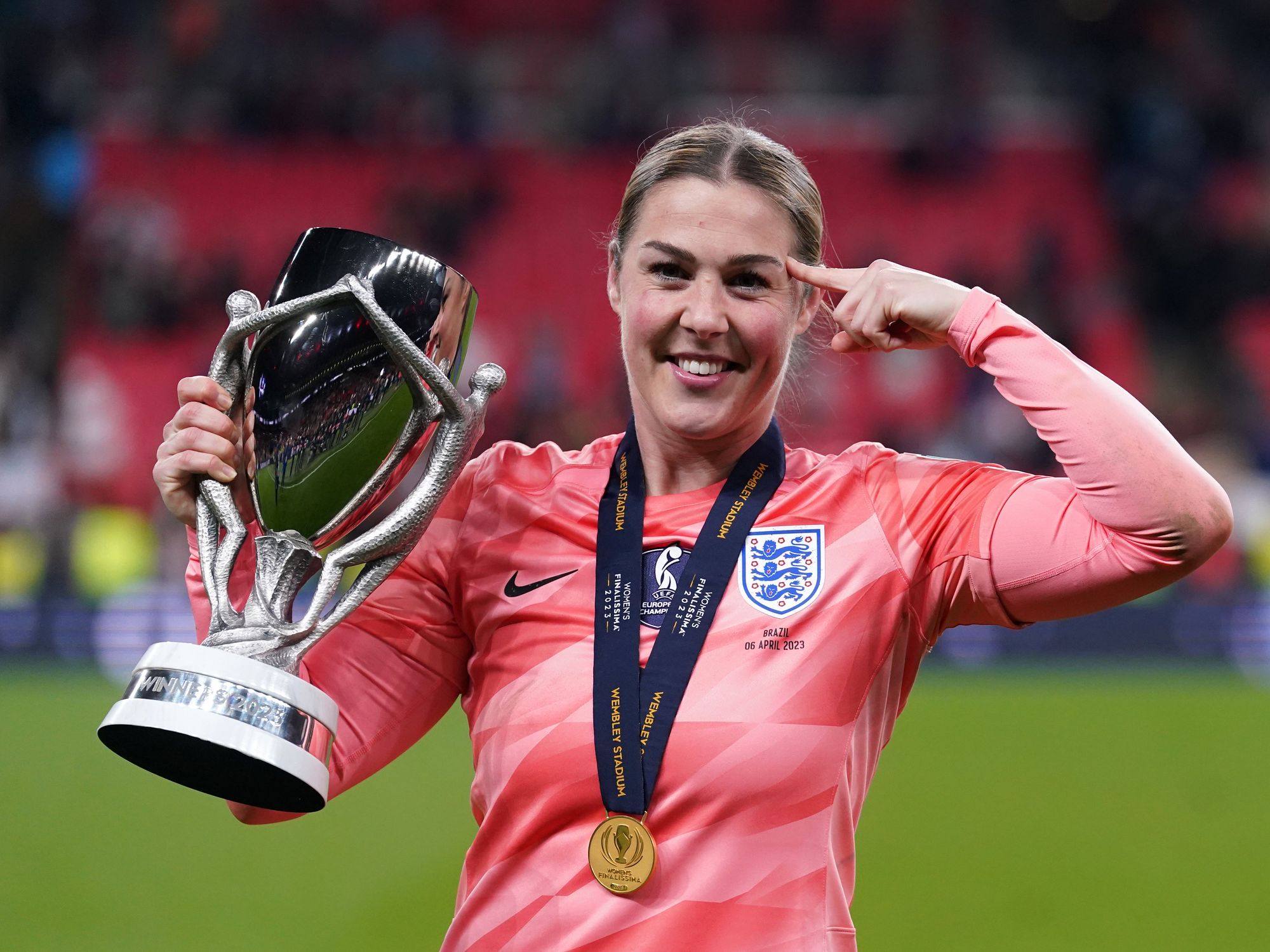 Former England goalkeeper announces 'happy same-sex relationship' for first time