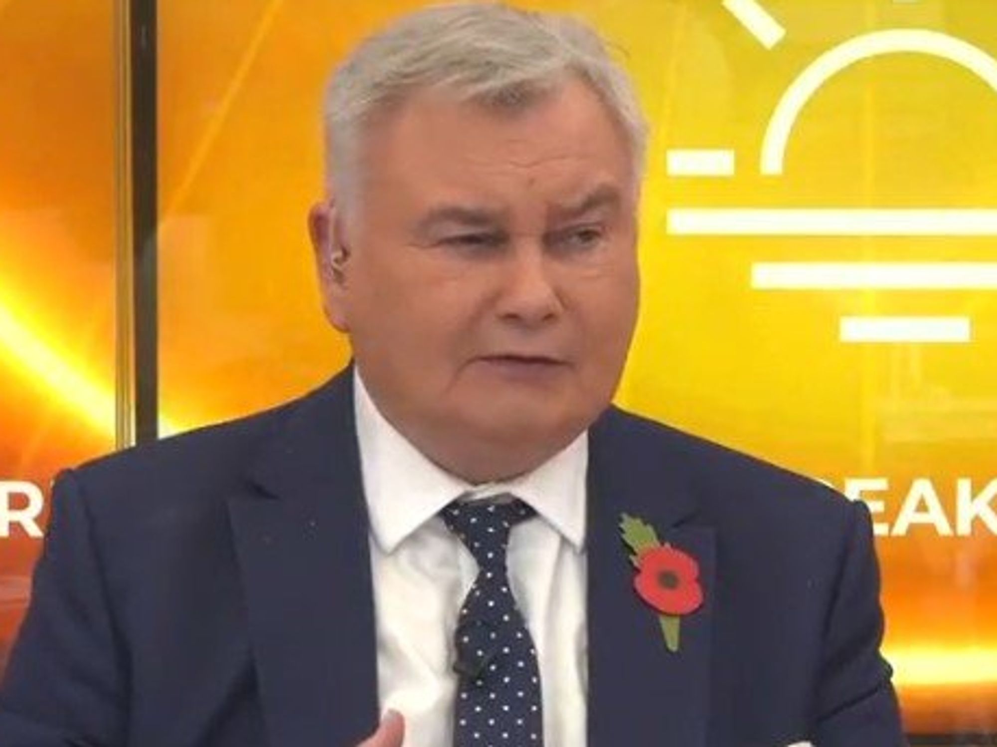 Eamonn Holmes visibly moved as he imagines terror of Huntingdon passengers: 'Helpless and afraid!'