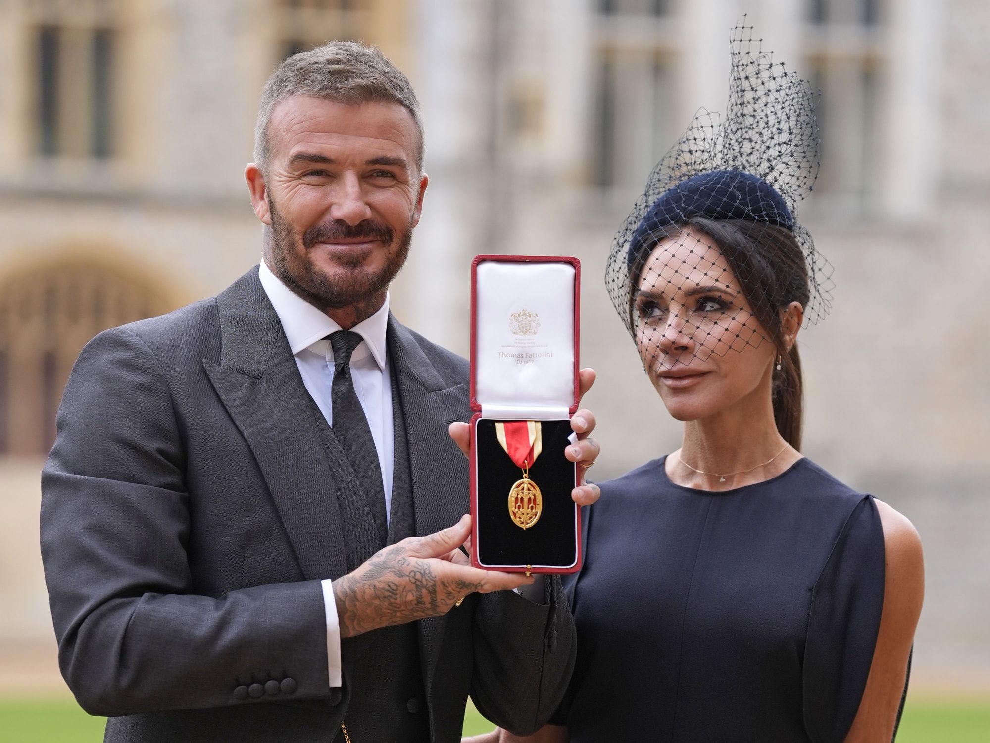 Sir David Beckham pays touching tribute to 'inspirational' King Charles after receiving knighthood
