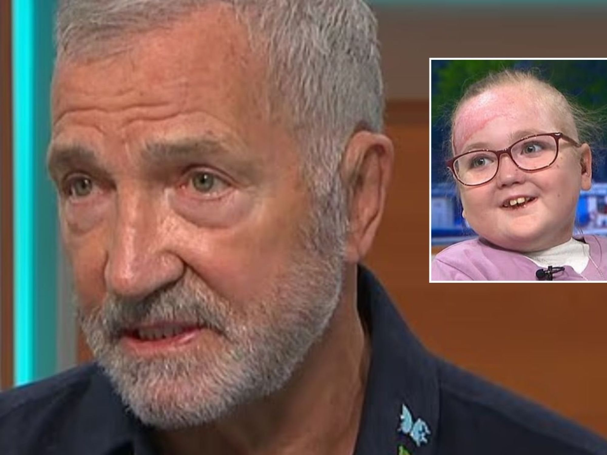 Graeme Souness fights back tears as Liverpool icon supports young girl with 'cruellest' skin condition