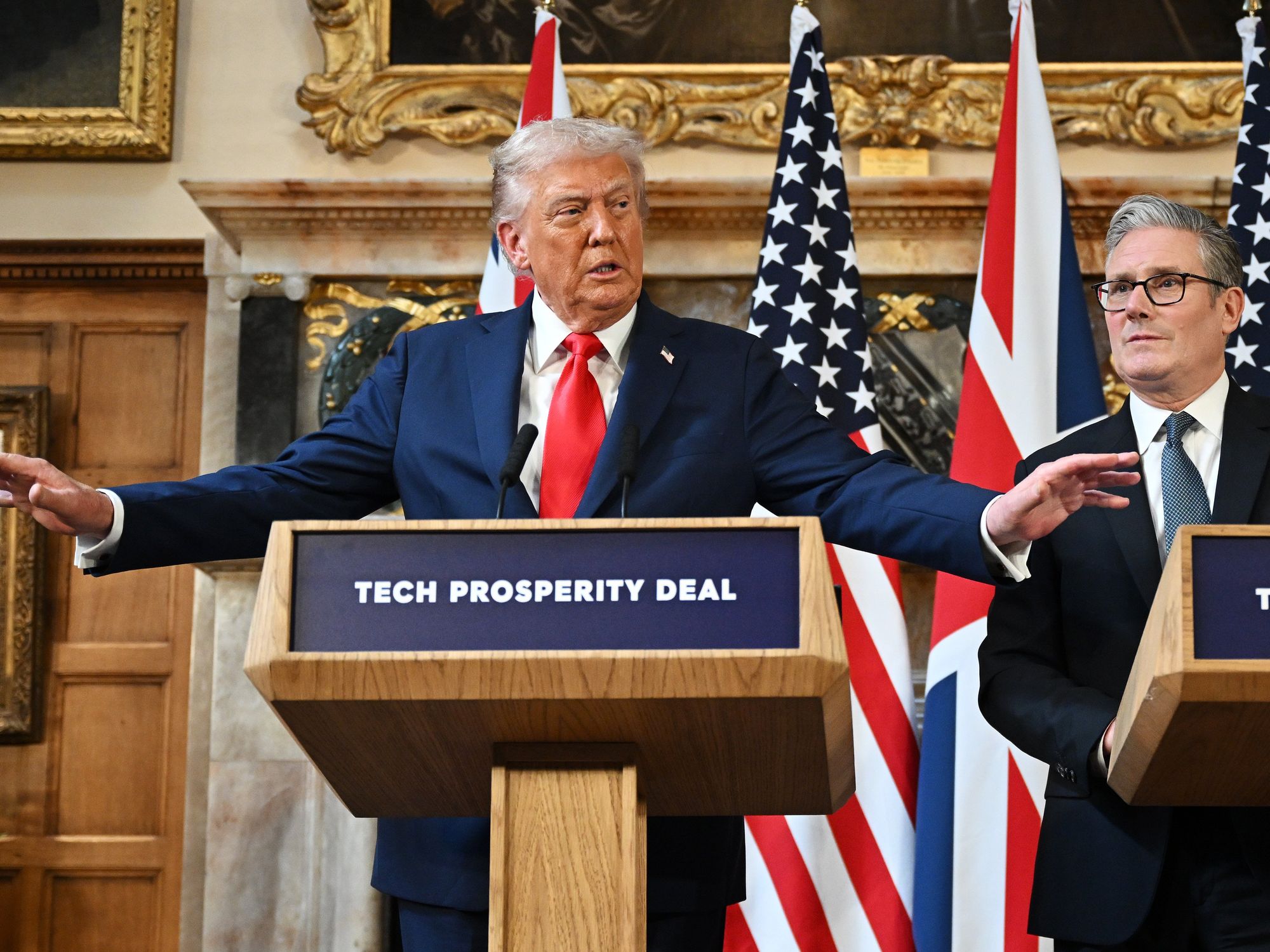 REVEALED: Three ways Donald Trump has outshone Keir Starmer in one year as Republican leader mark...