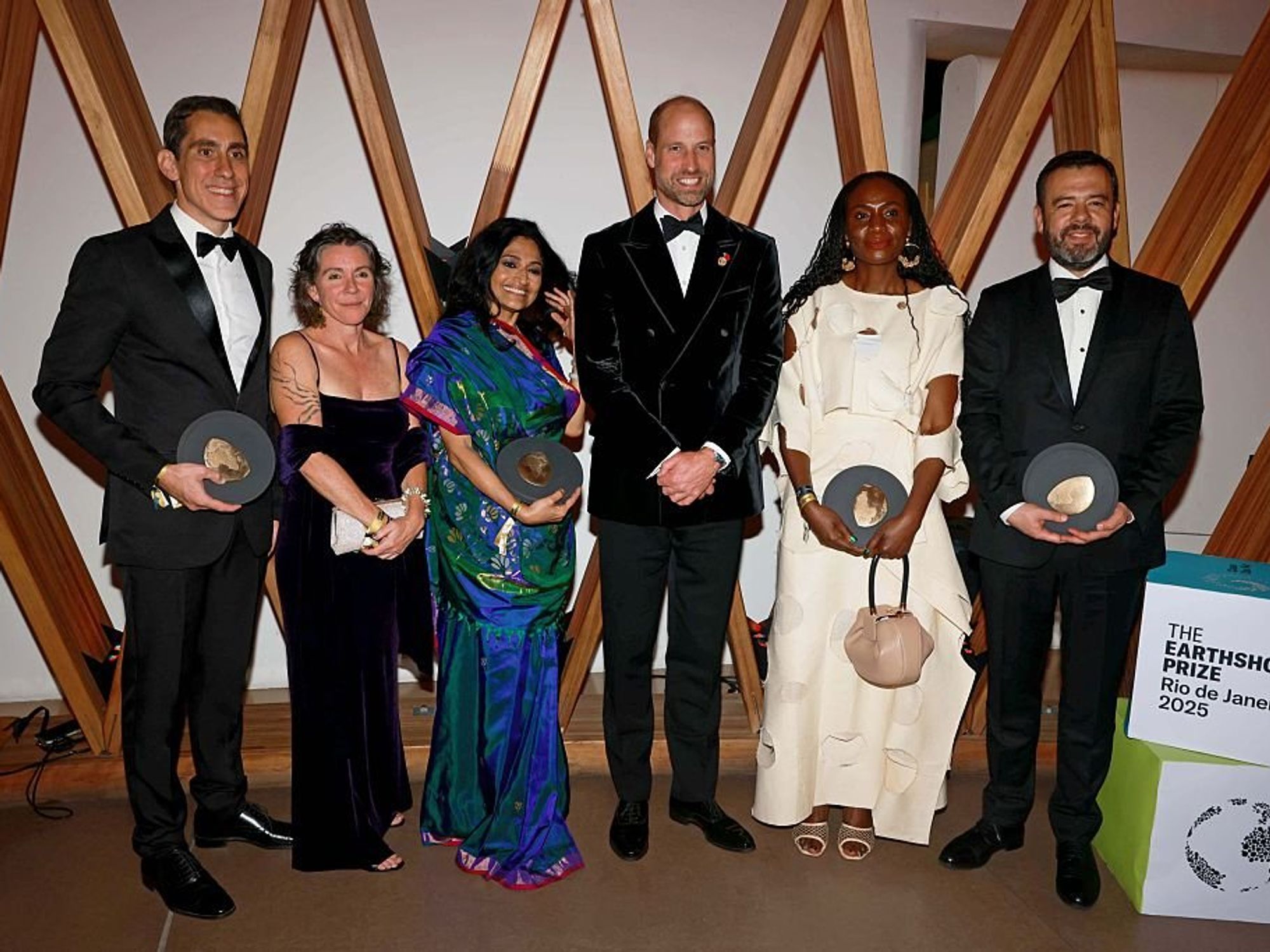 Prince William announces Earthshot Prize winners as five organisations receive £1million