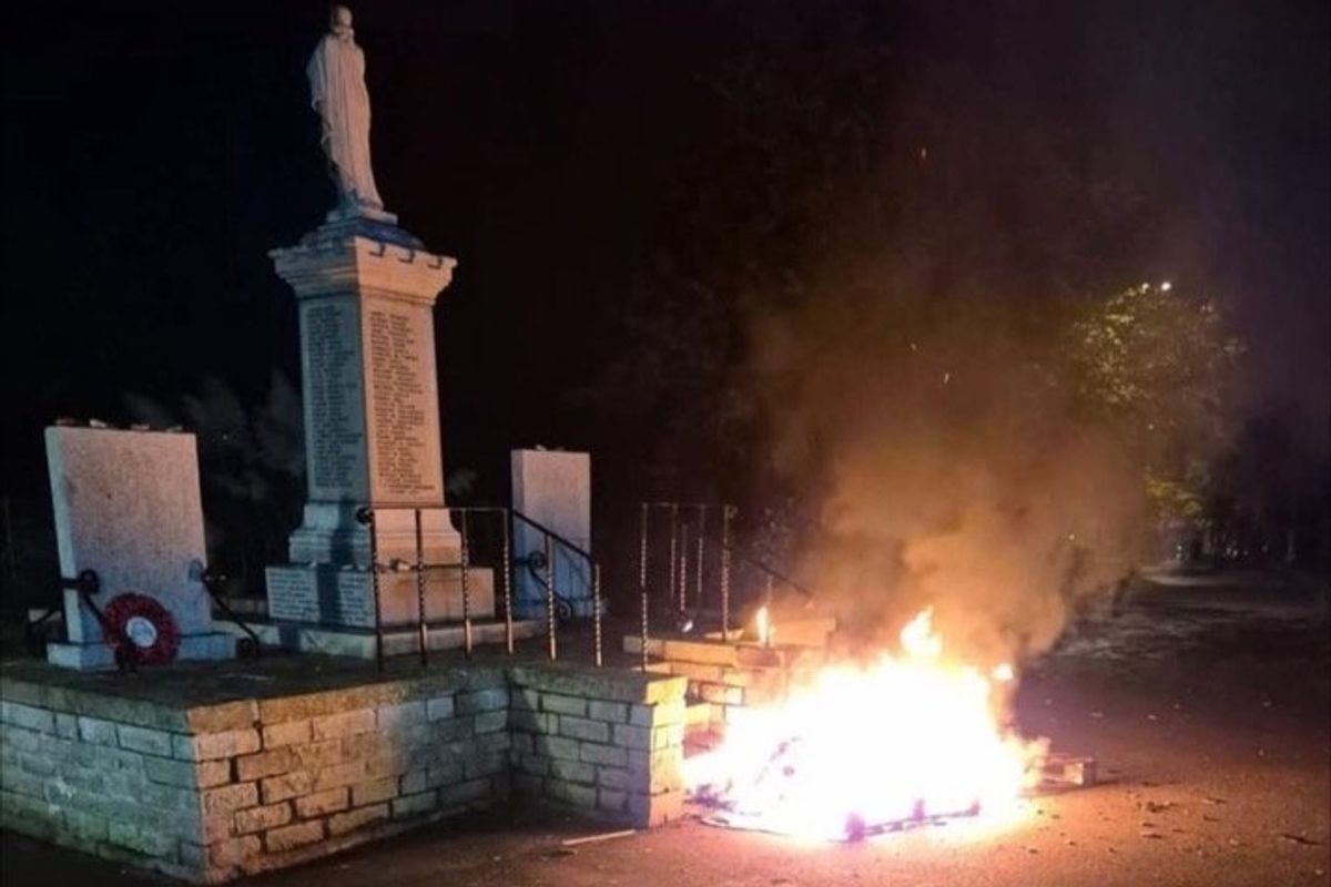 Police investigating arson attack at war memorial just days before Remembrance Sunday