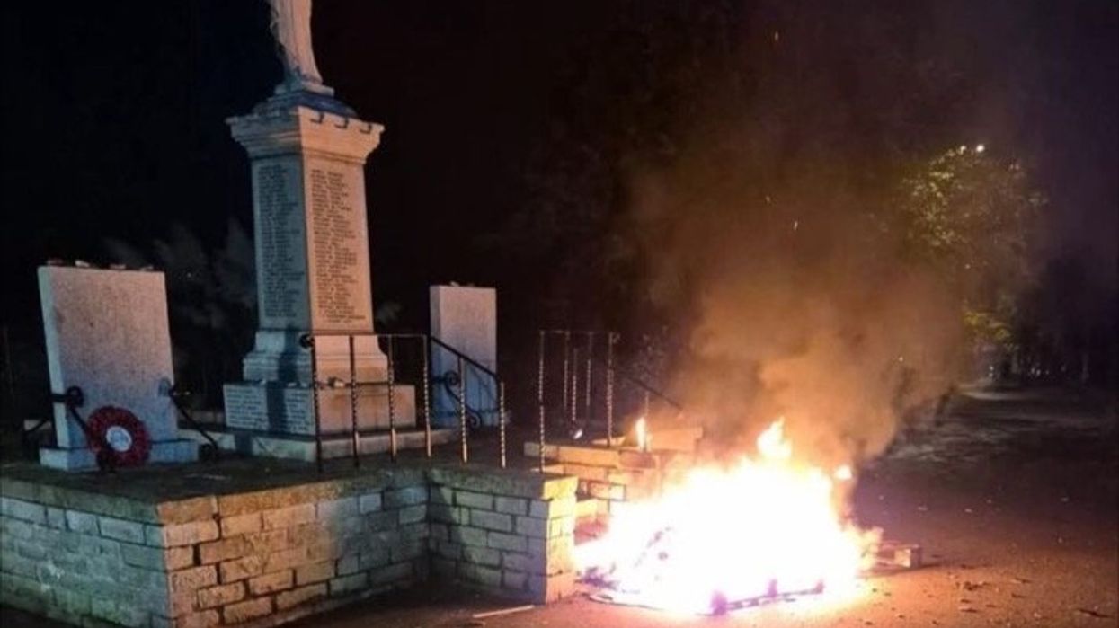 Police investigating arson attack at war memorial just days before Remembrance Sunday