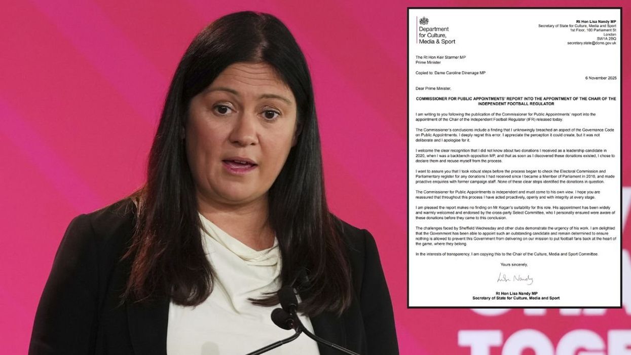 Lisa Nandy issues grovelling apology after breaking governance code by appointing Labour donor as football regulator chief