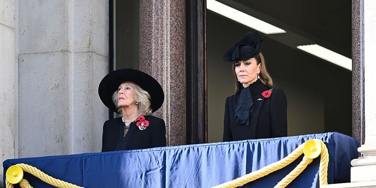 Queen Camilla takes senior position on central Remembrance Sunday balcony beside Princess Kate Queen Camilla takes senior position on central Remembrance Sunday balcony beside Princess Kate