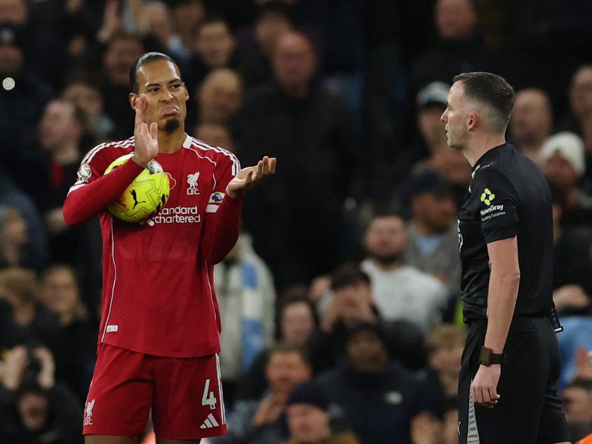 Furious Liverpool chiefs 'lodge formal PGMOL complaint' after goal vs Man City ruled out