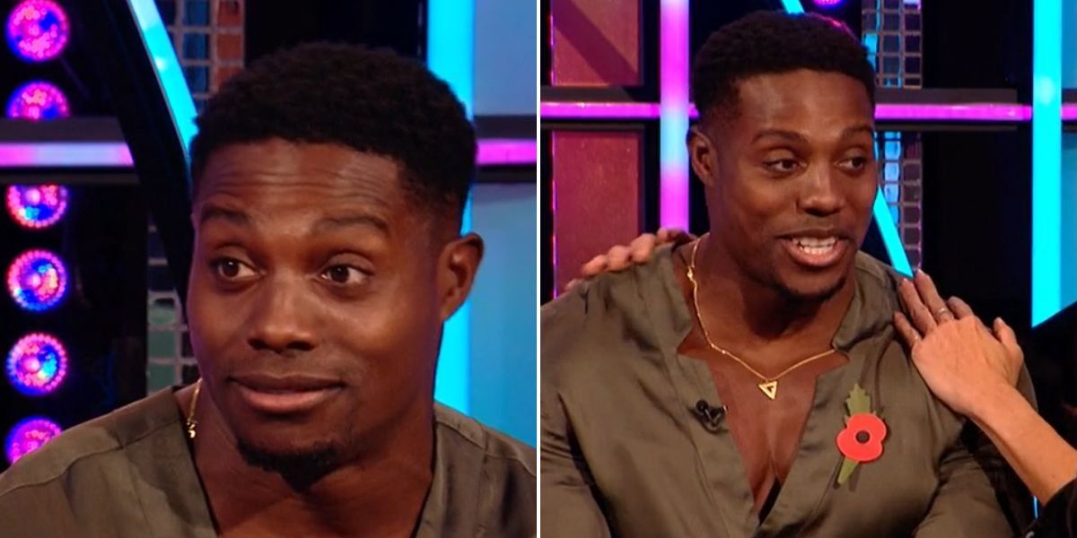 Harry Aikines-Aryeetey holds back tears as he addresses BBC Strictly exit: ‘That was tough’ Harry Aikines-Aryeetey holds back tears as he addresses BBC Strictly exit: ‘That was tough’