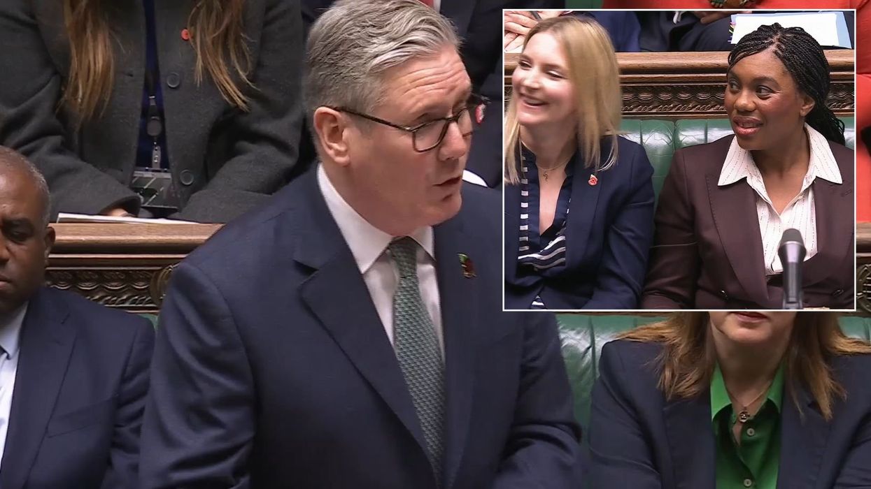 WATCH: MPs left in hysterics as Keir Starmer sa...