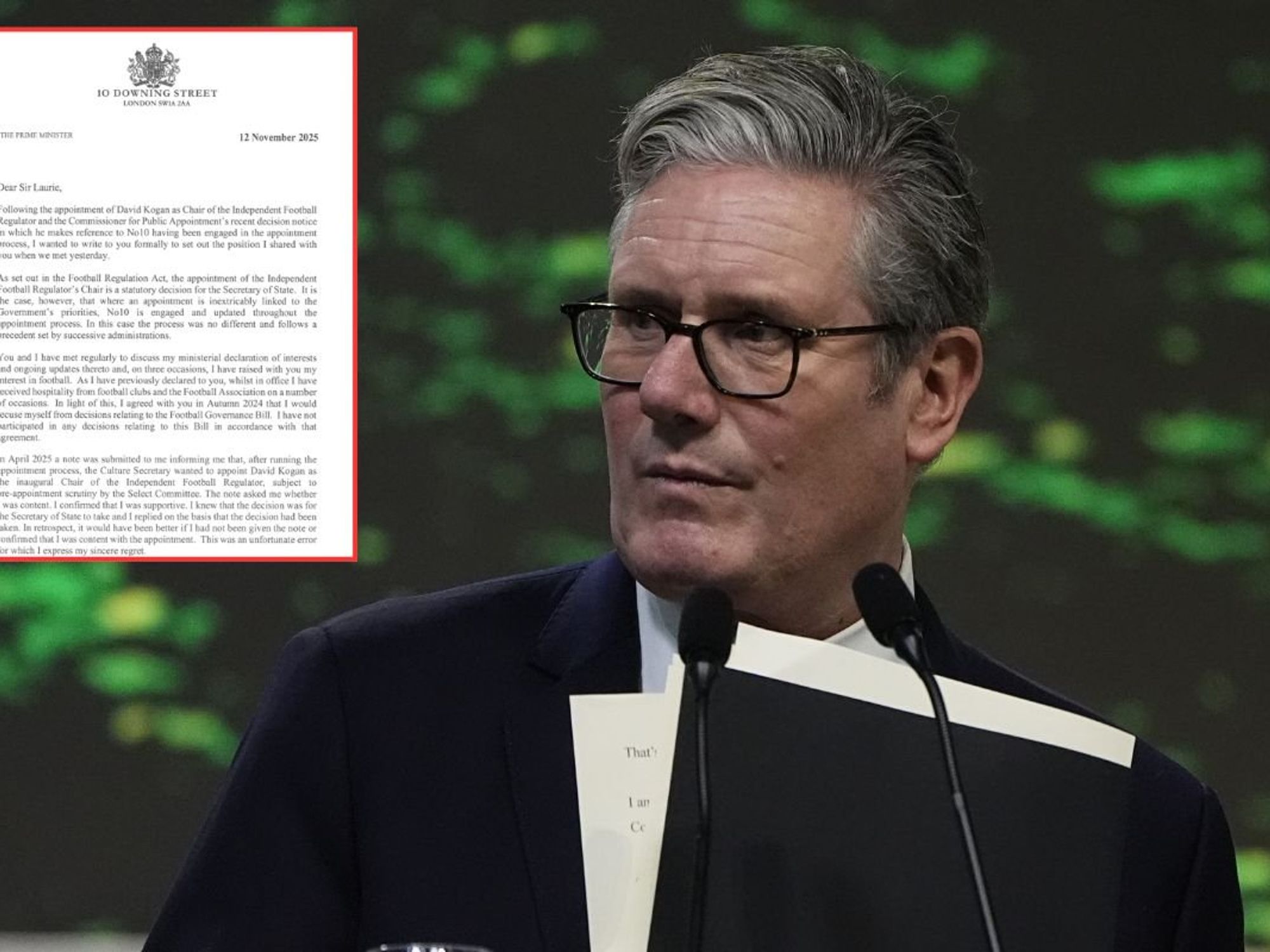 Politics LIVE: Keir Starmer issues grovelling apology and orders urgent review after signing off ...