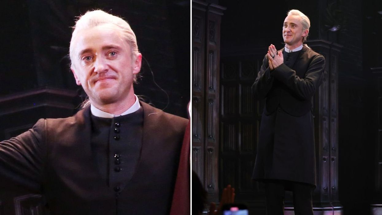 Tom Felton prompts emotional audience response as he reprises Draco Malfoy role on stage