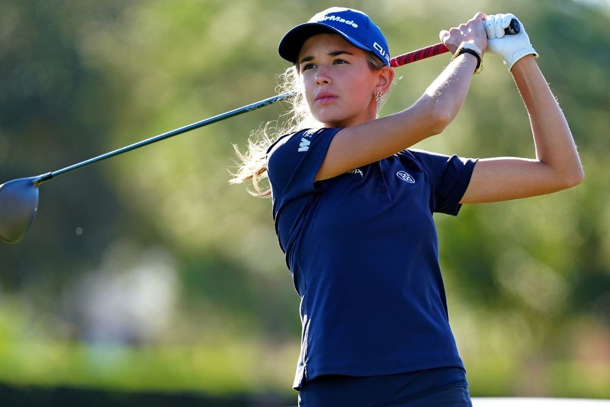 Donald Trump's granddaughter endures horrendous golf debut at £2.5m event