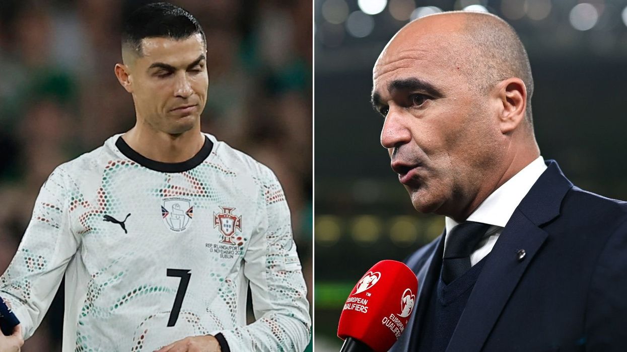 Portugal boss Roberto Martinez makes feelings clear after Cristiano Ronaldo's red card in Ireland defeat