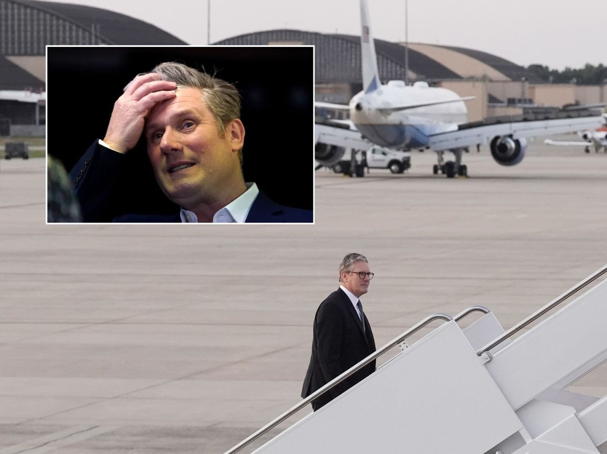 PM labelled ‘never-here Keir’ by own colleagues after it emerges he’s spent 1 in 6 days abroad