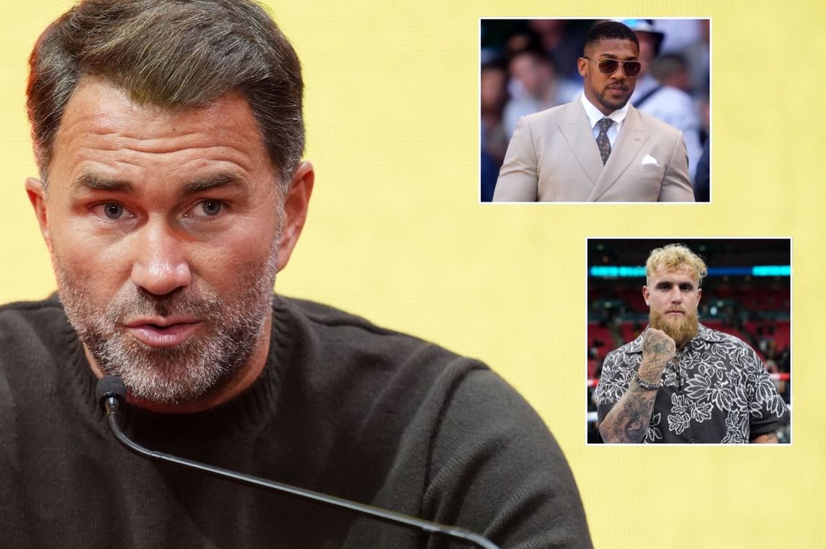 Eddie Hearn provides Anthony Joshua and Jake Paul fight update with millions on the table