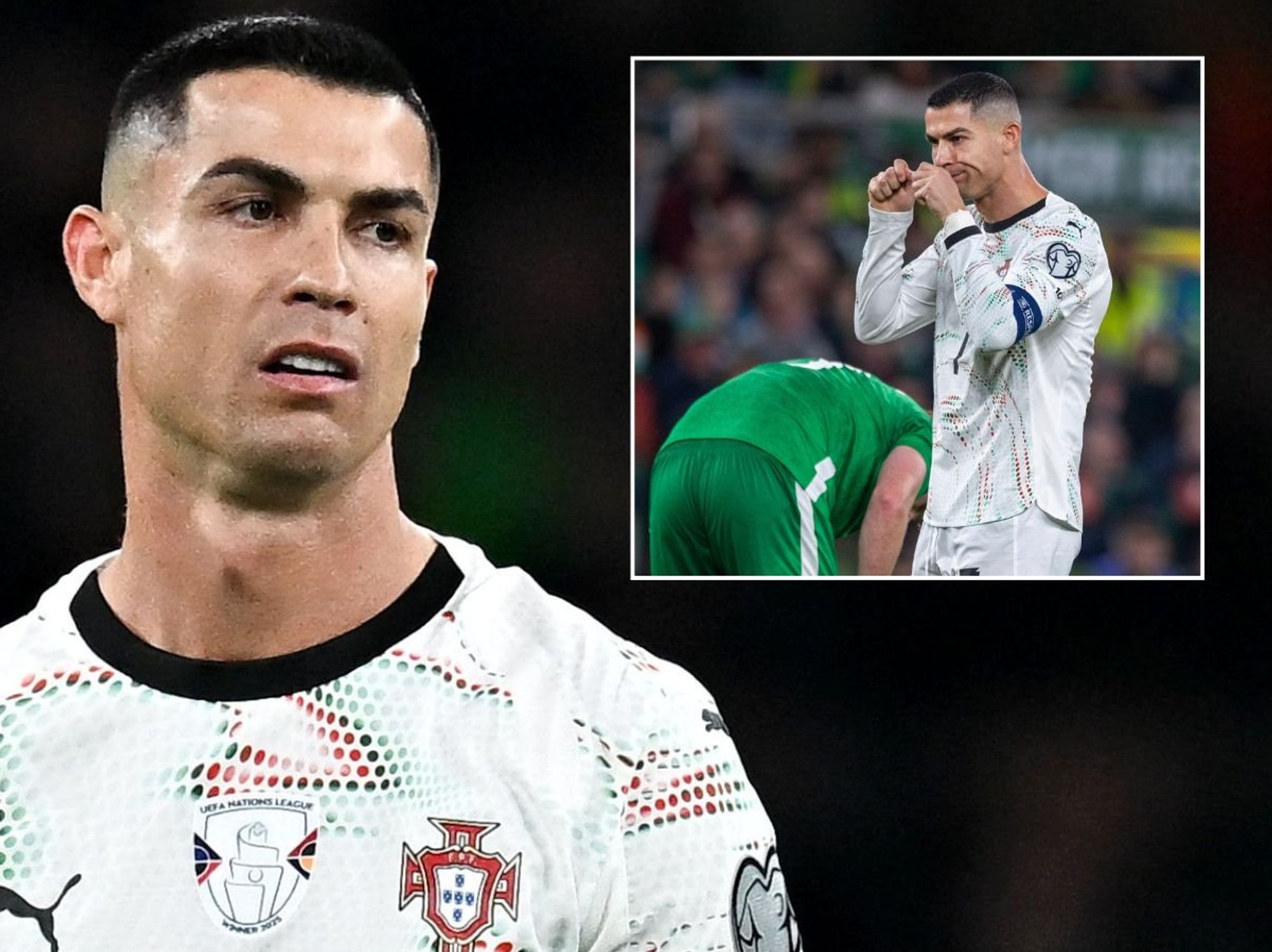 Cristiano Ronaldo punished by Portugal with superstar 'sent home' after violent red card in Irela...